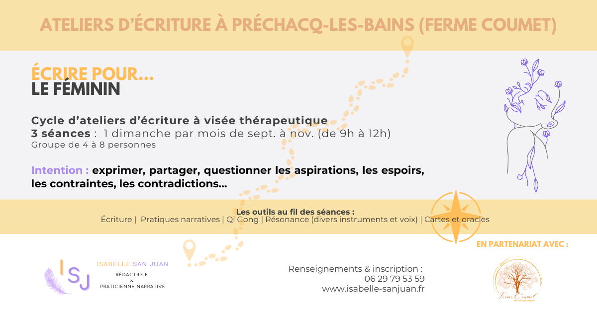 Atelier d'écriture sur le féminin